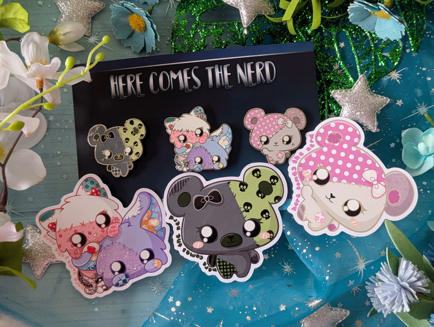 *MEGA SET* Memory Lane 2025 - (3) Enamel Pins & (3) Sticker Set