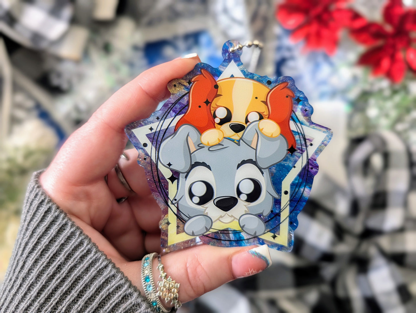 Pidge & Swagger - Pearlescent PVC Ornament