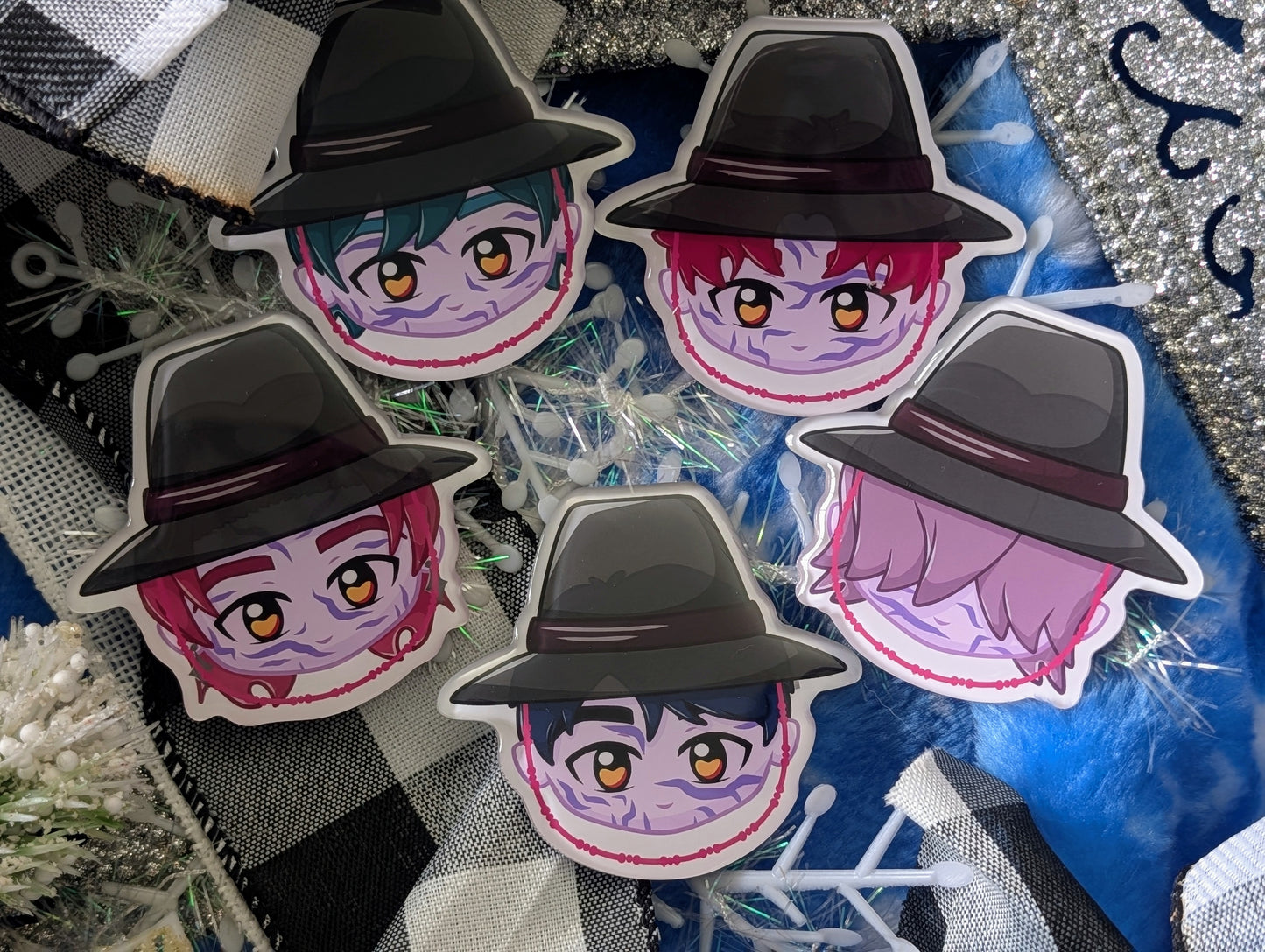 Demon Boy Band, Idol Version - (5) Acrylic Magnets