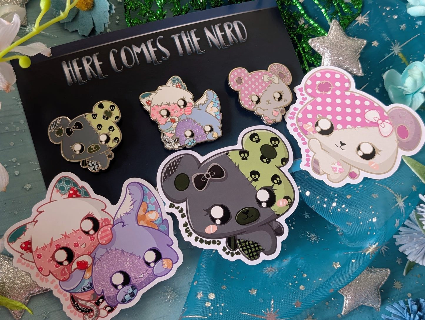 *MEGA SET* Memory Lane 2025 - (3) Enamel Pins & (3) Sticker Set