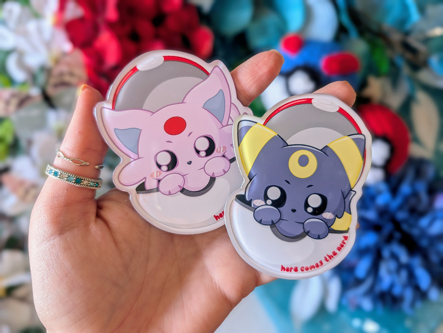 Catch 'em Day Floof - Acrylic Magnet & Sticker Set