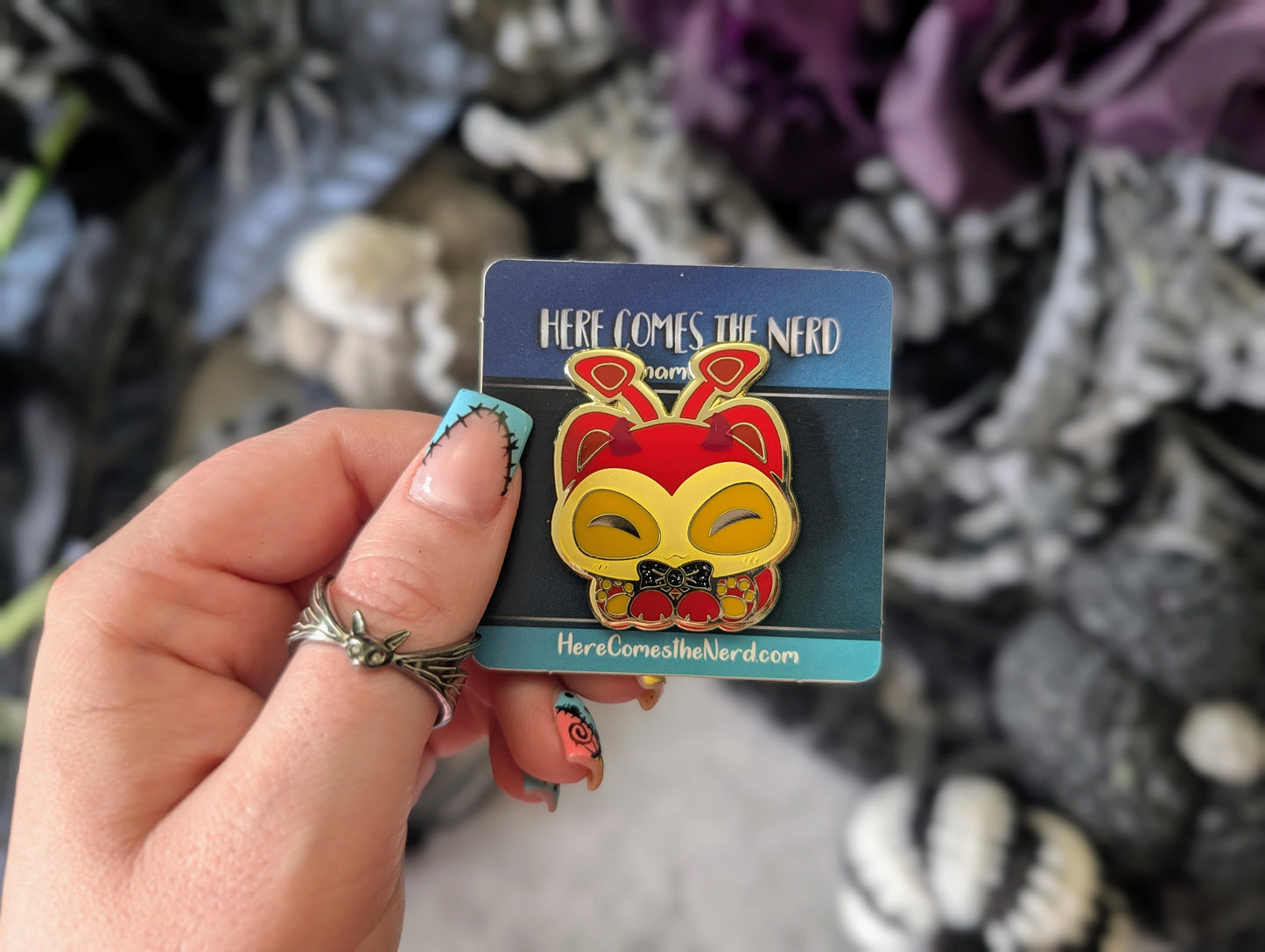 Purrisha (Blue/Disco/Halloween) - Enamel Pin