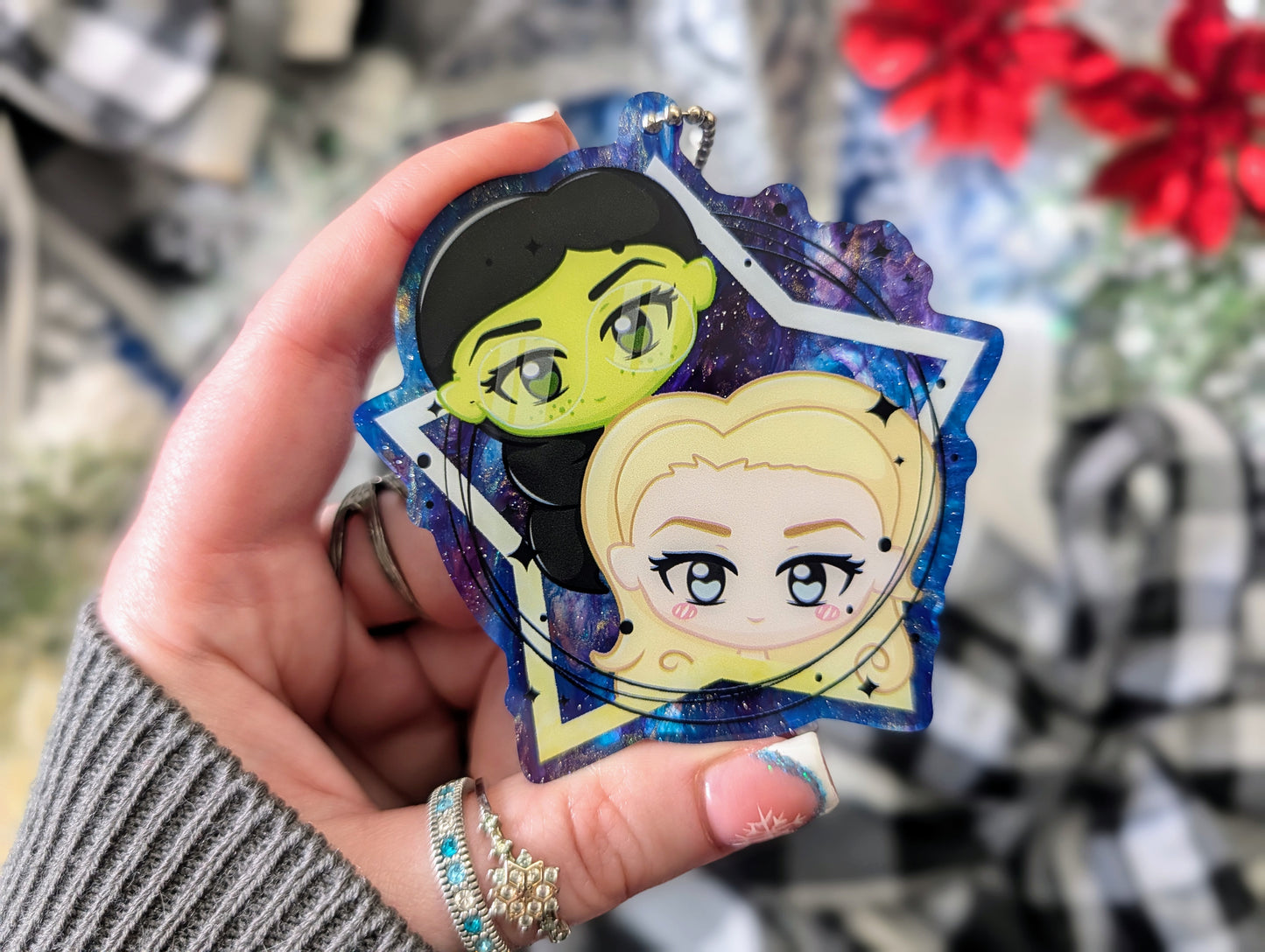 Besties (?) - Pearlescent PVC Ornament