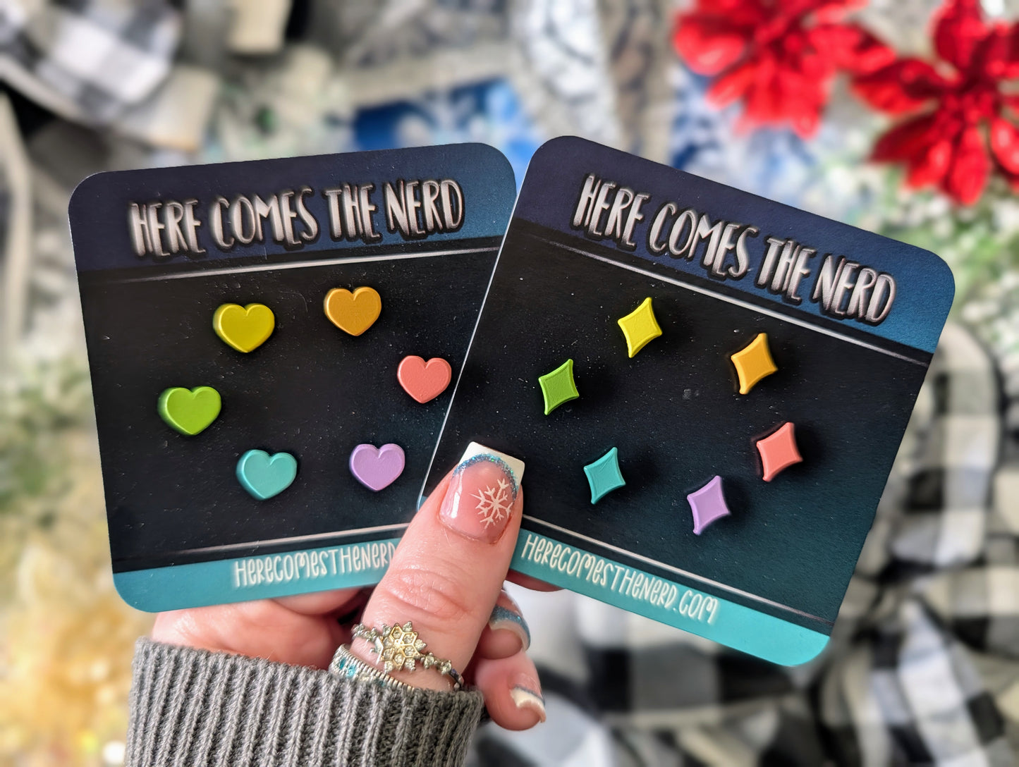 Chika's Doodles: Pastel Sparkles - (6) Super Mini Filler Pins