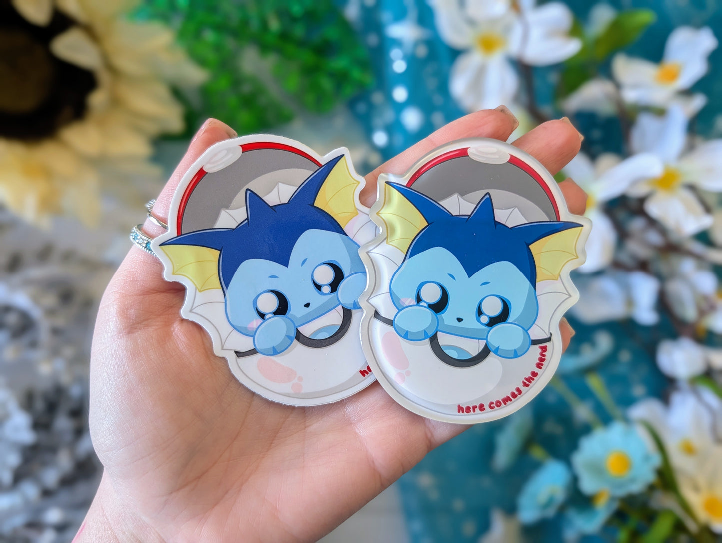 Catch 'em Water Floof - Acrylic Magnet