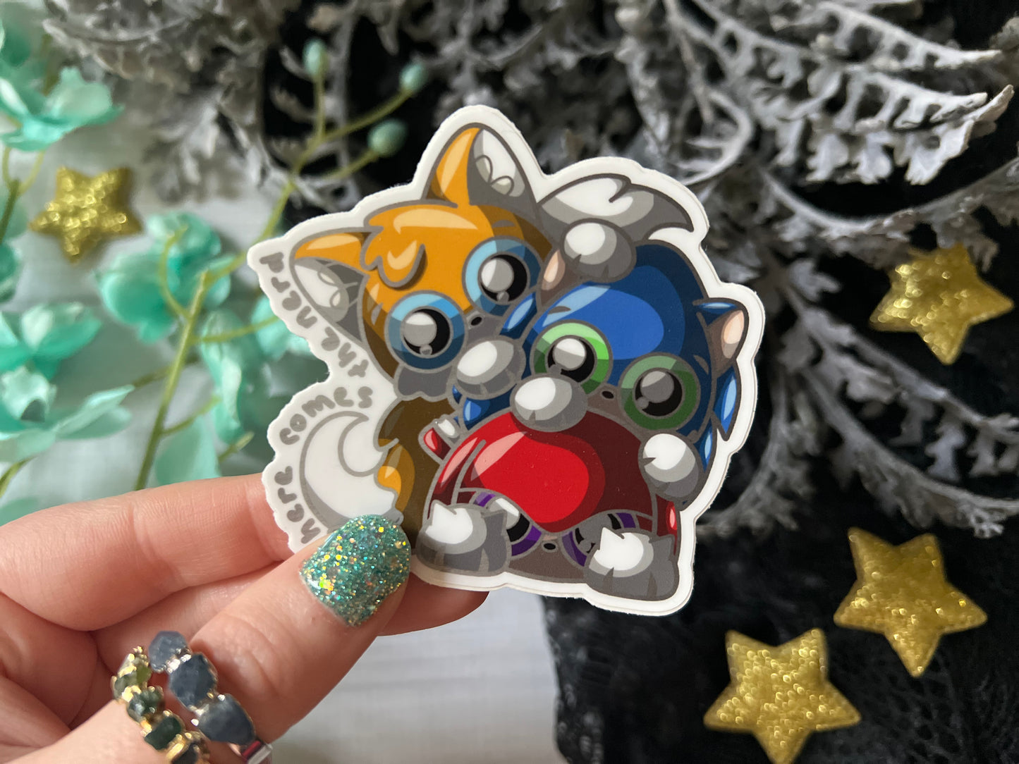 Hedgehog & Friends - Vinyl Sticker (FREEEEE Shipping!)