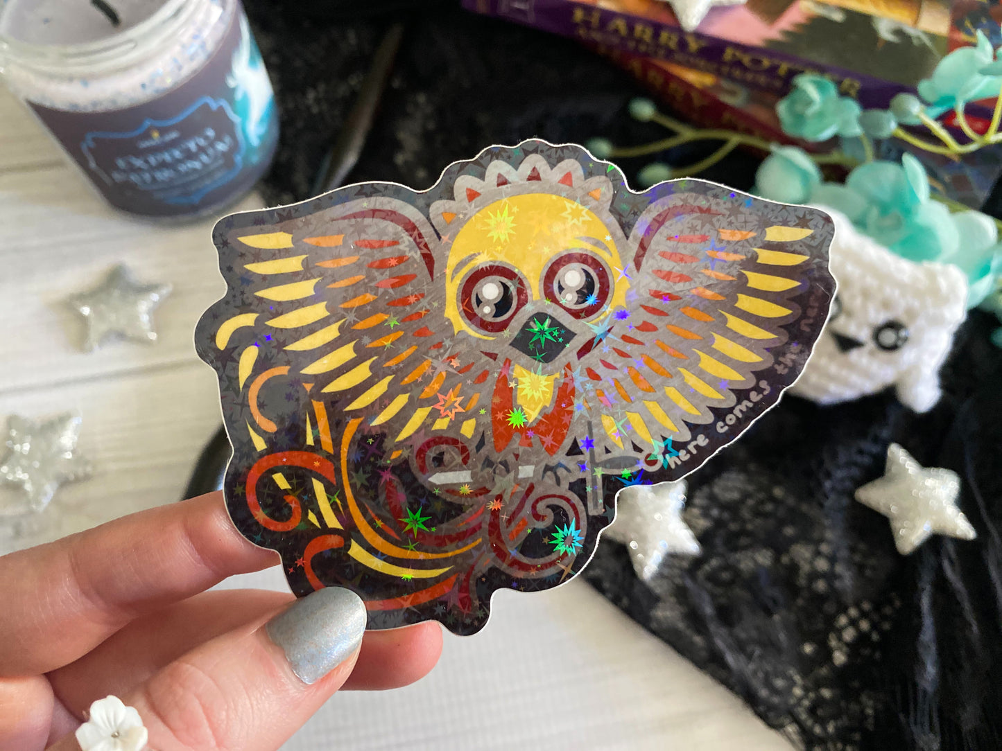 *MEGA* Brave Phoenix - Vinyl Sticker (FREEEEE Shipping!)