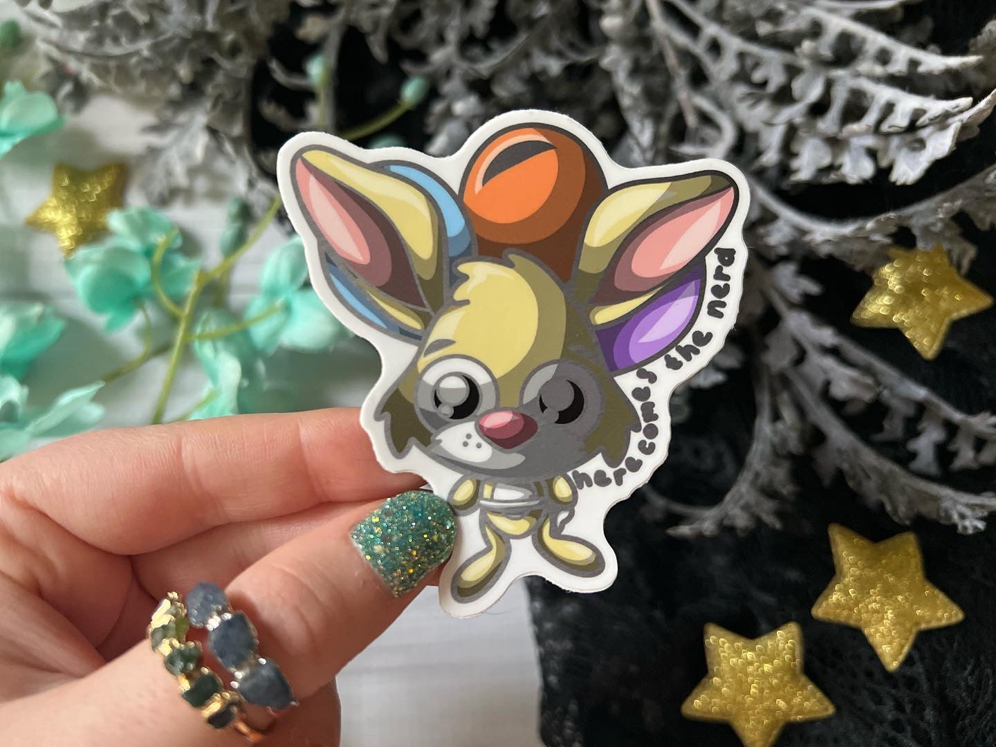 Meddlesome Rabbit - Vinyl Sticker (FREEEEE Shipping!)