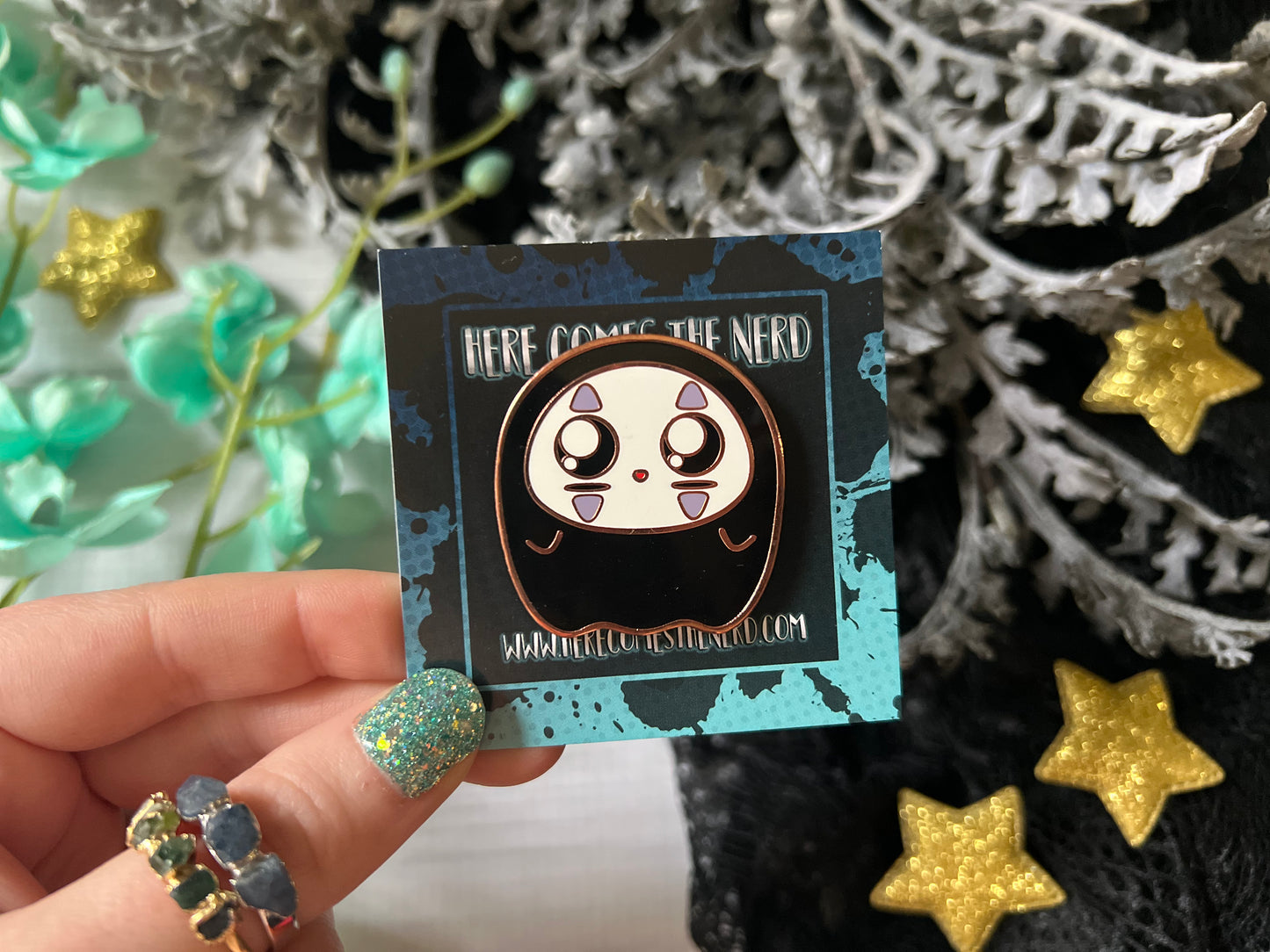 Missing Face - Enamel Pin