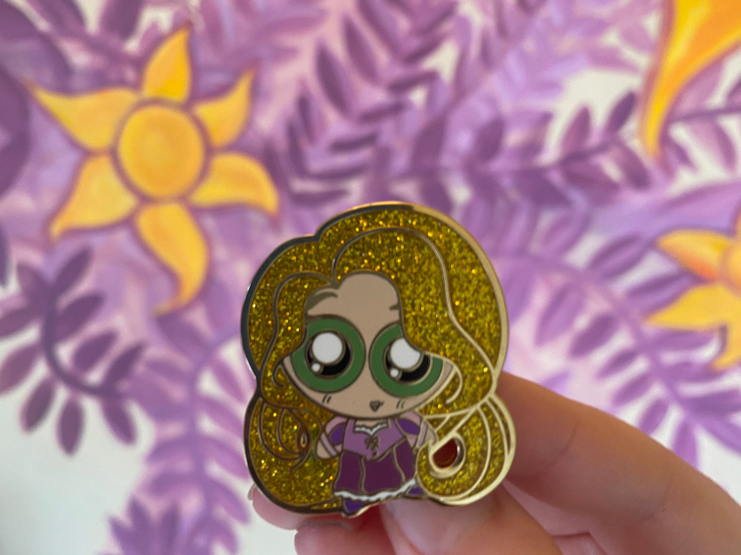 Long Haired Girl - Enamel Pin