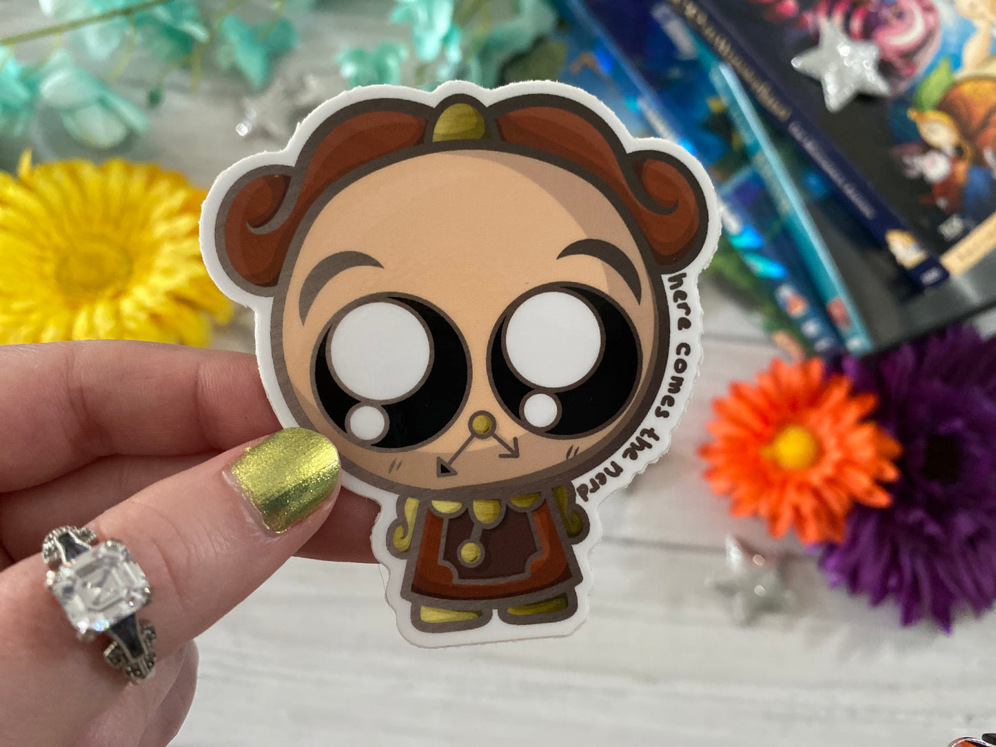 Nervous Clock - Vinyl Sticker (FREEEEE Shipping!)