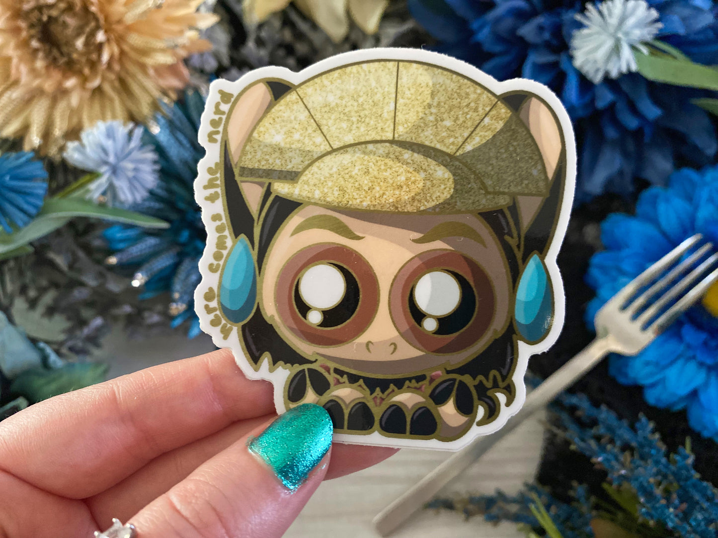 Emperor Llama - Vinyl Sticker (FREEEEE Shipping!)