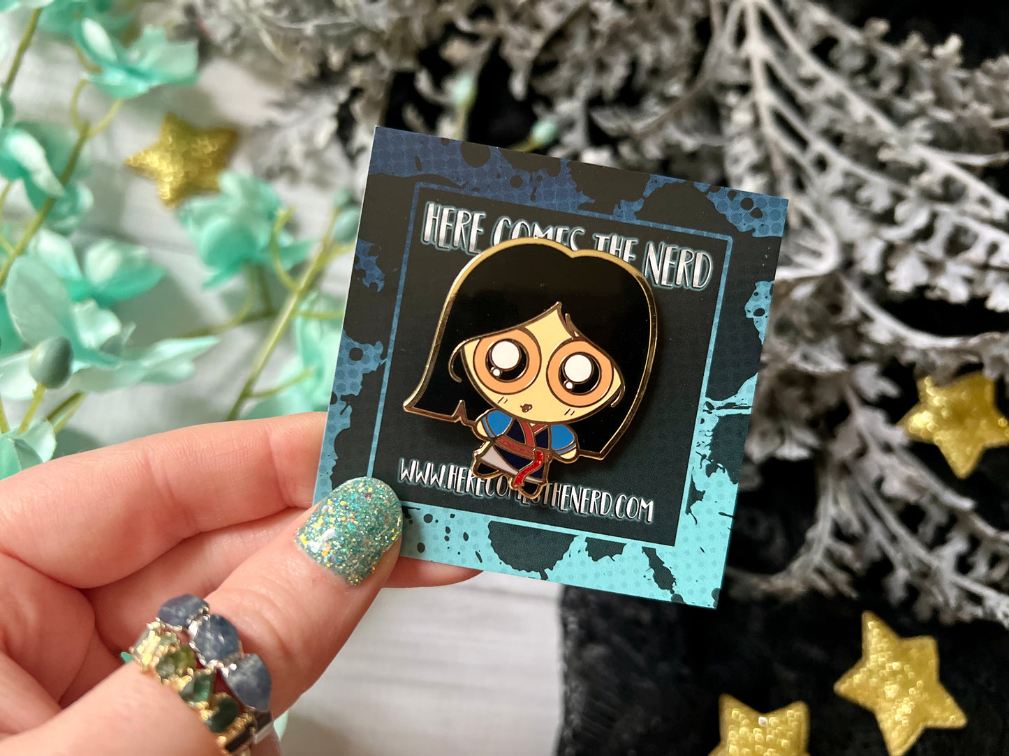 Girl Worth Fighting For - Enamel Pin