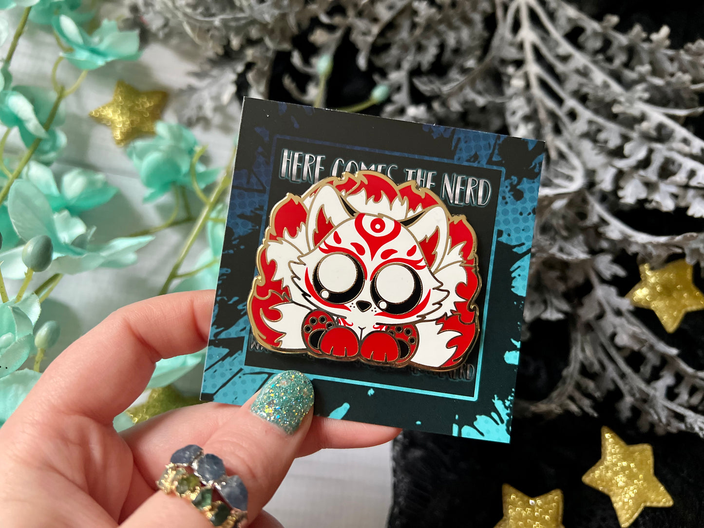 *MEGA* Kitsune - Enamel Pin