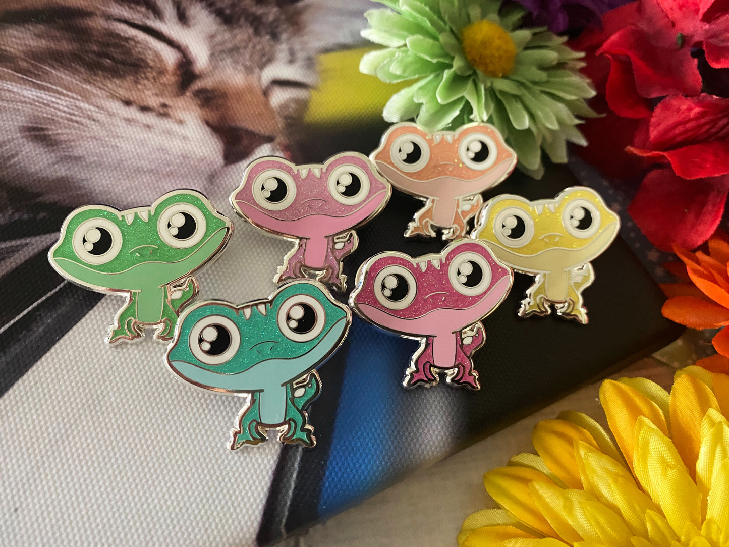 *Collectible* Rainbow Fire Spirit Besties - 6 Enamel Pins