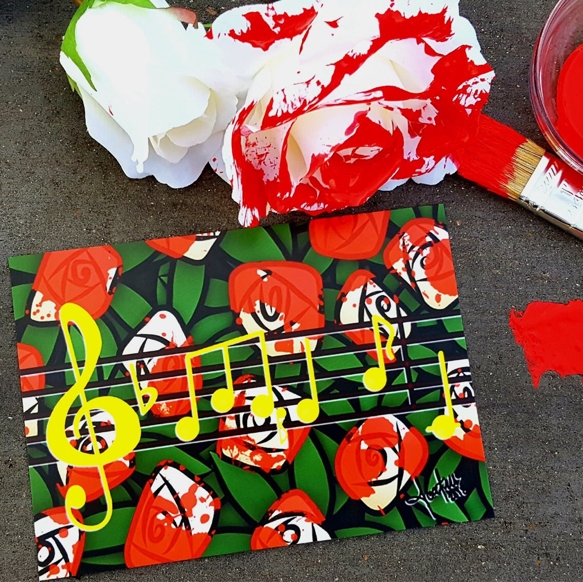 Painting the Roses Red & Queen of Hearts Takeover Castle - Fine Art Prints