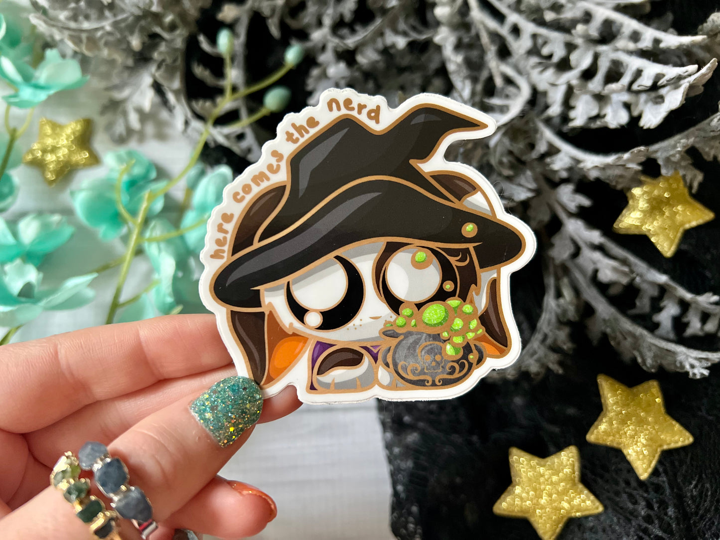 Witchy Bun - Vinyl Sticker (FREEEEE Shipping!)