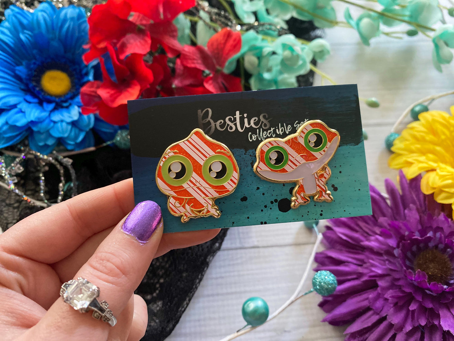 *Collectible* Candy Cane Besties - Enamel Pin(s)