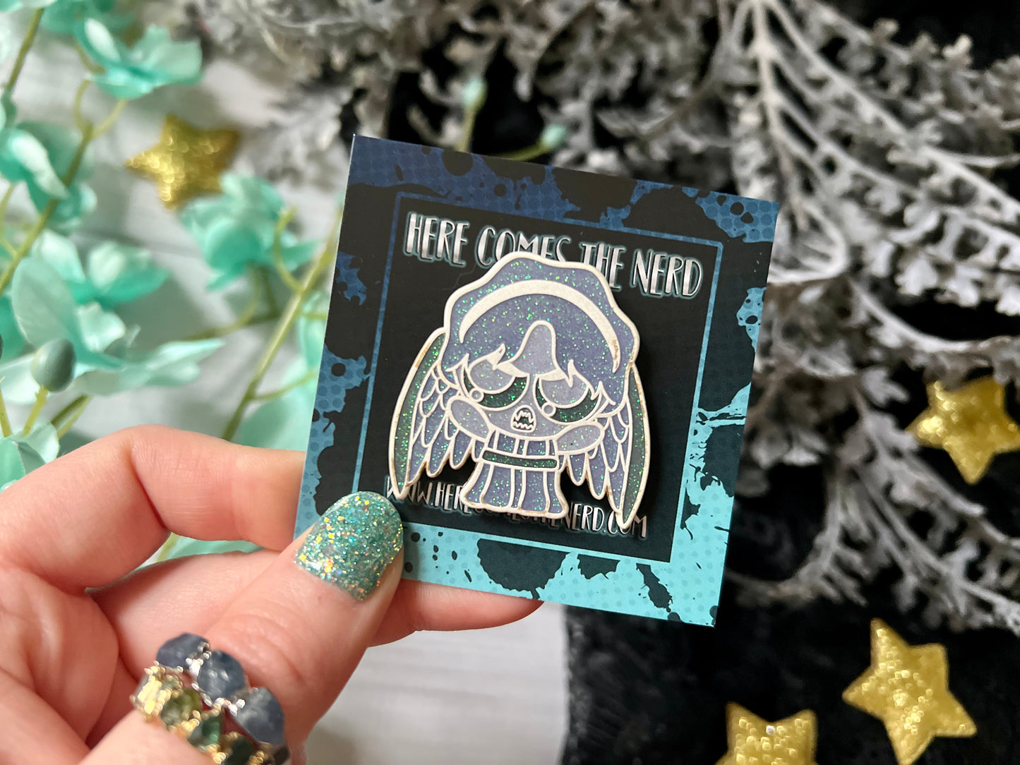 Sad Angel - Enamel Pin