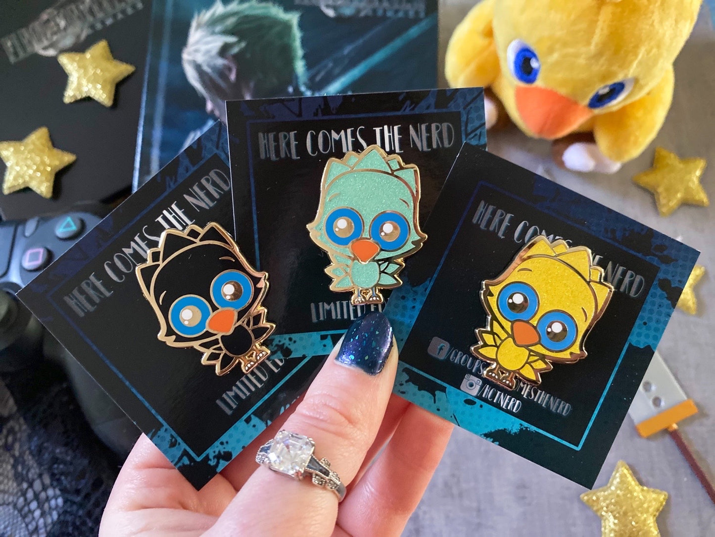 Gold Bird - Enamel Pin