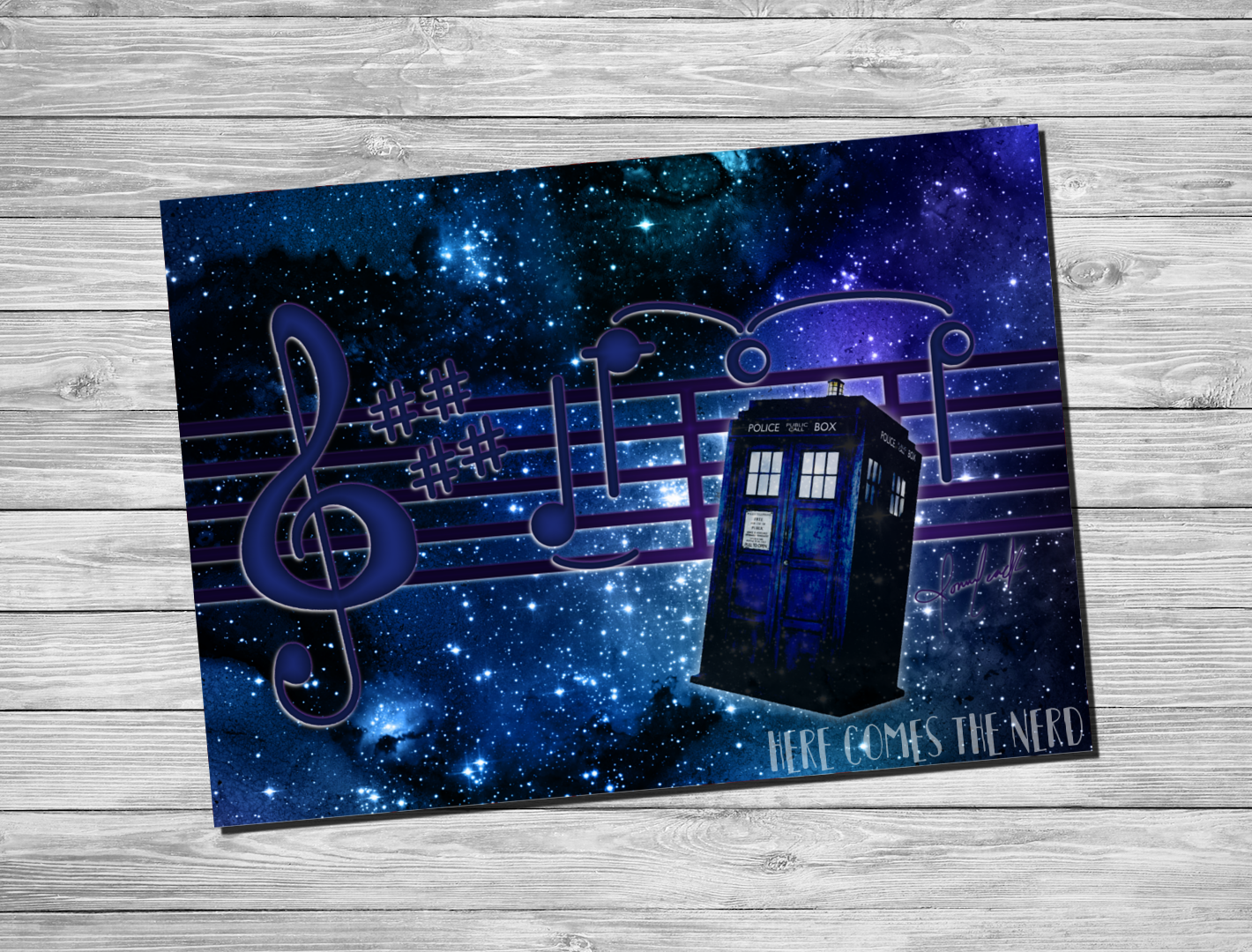 REVAMP: Doctor Theme Song - Fine Art Print