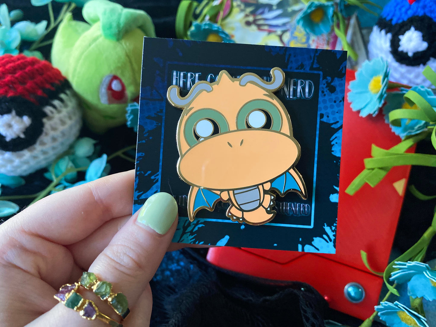 *MEGA* Dragon Knight- Enamel Pin