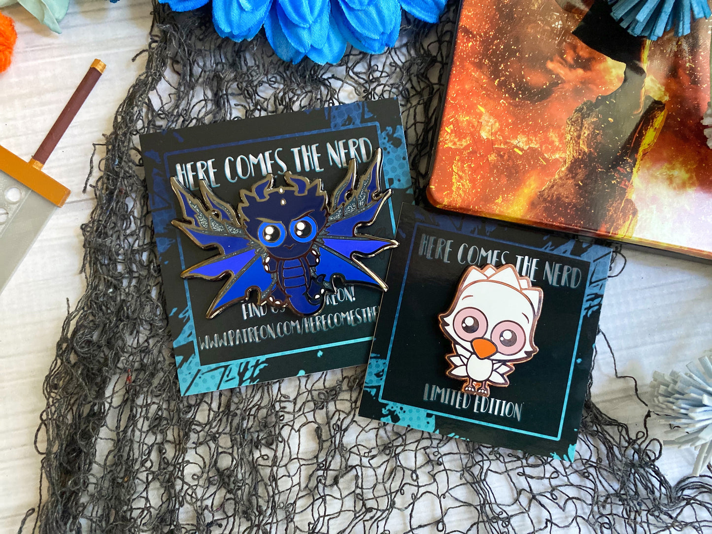 *Collectible* White Bird - Enamel Pin