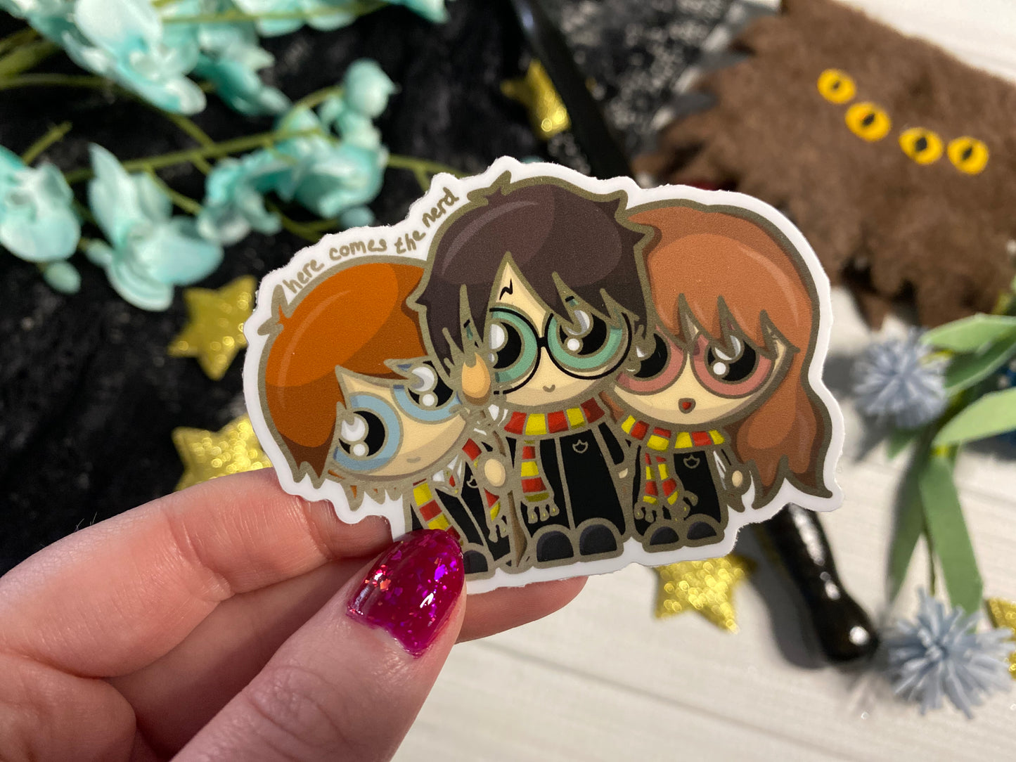 Golden Trio - Vinyl Sticker (FREEEEE Shipping!)