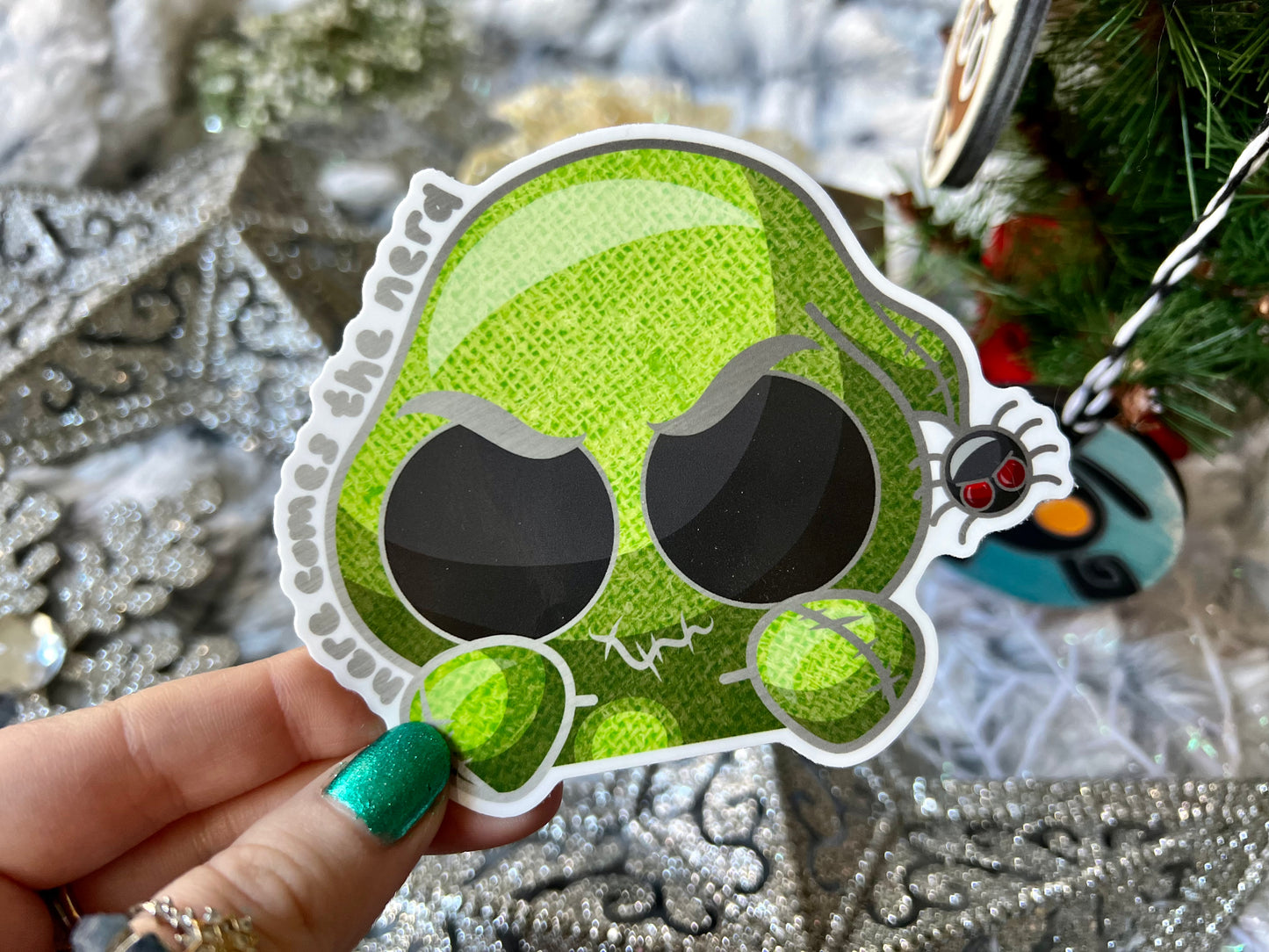 Angry Sack, Peek-a-Boo - Vinyl Sticker (FREEEEE Shipping!)