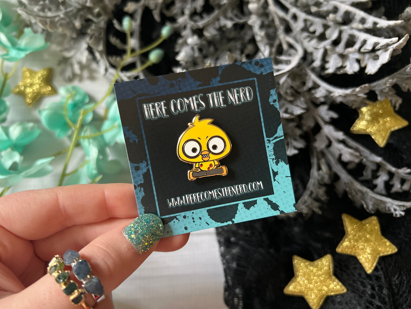 *MINI* Nightmare Duckie - Enamel Pin
