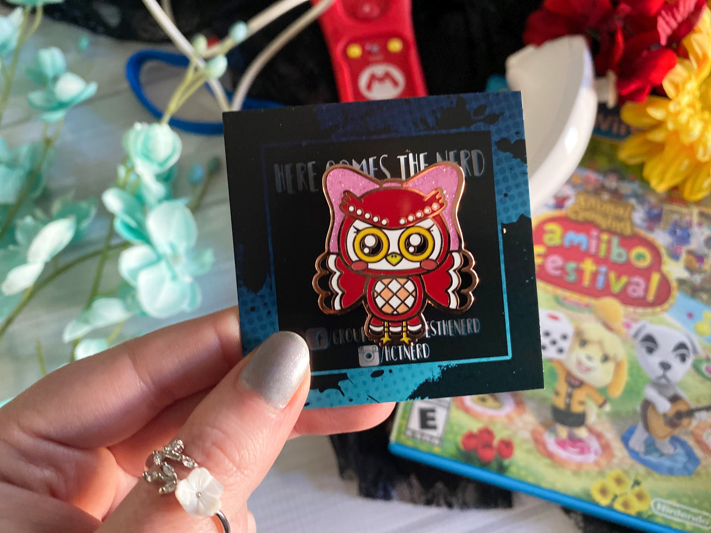 Celestial Owl - Enamel Pin