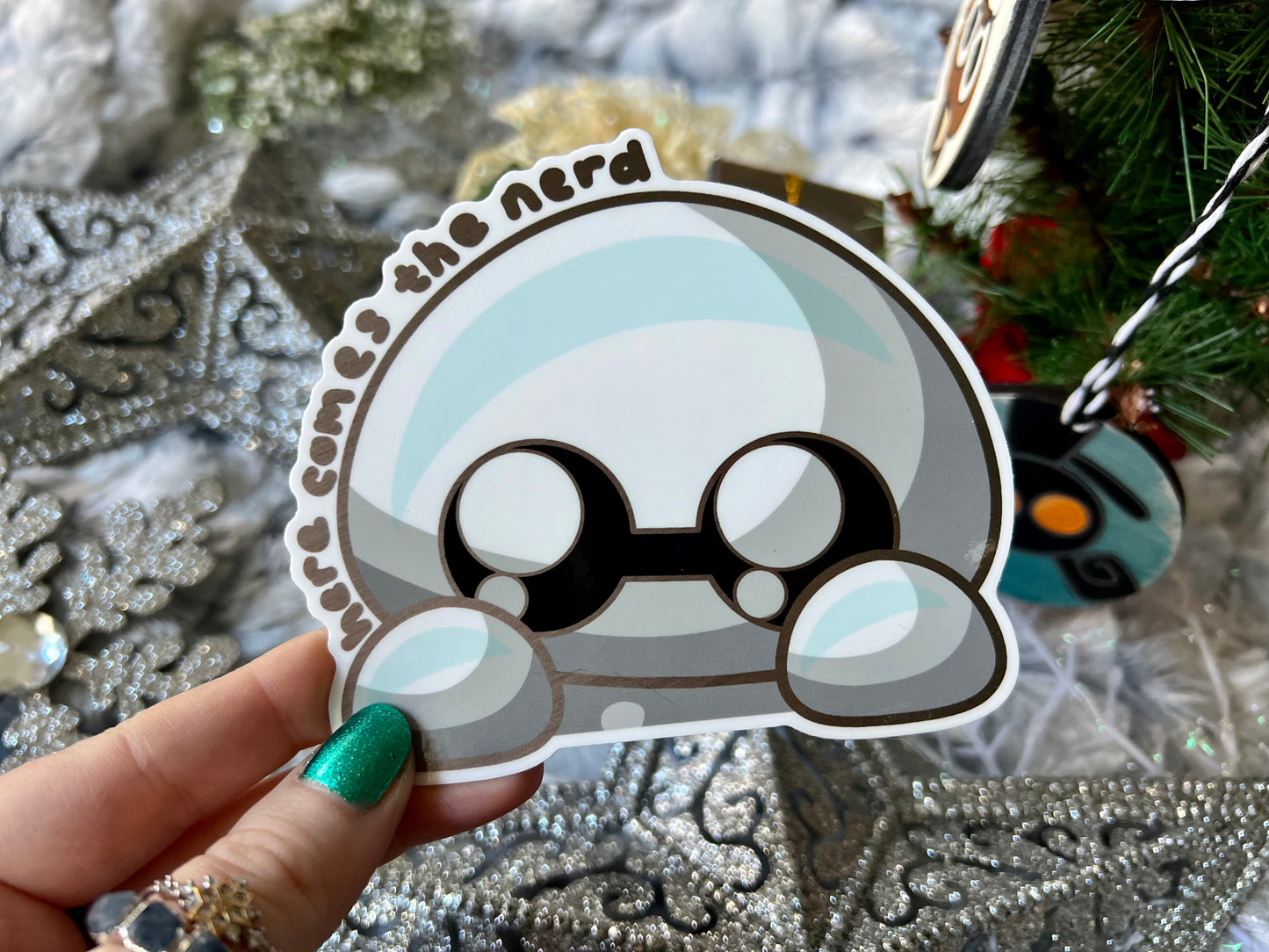 Healthcare Companion, Peek-a-Boo - Vinyl Sticker (FREEEEE Shipping!)