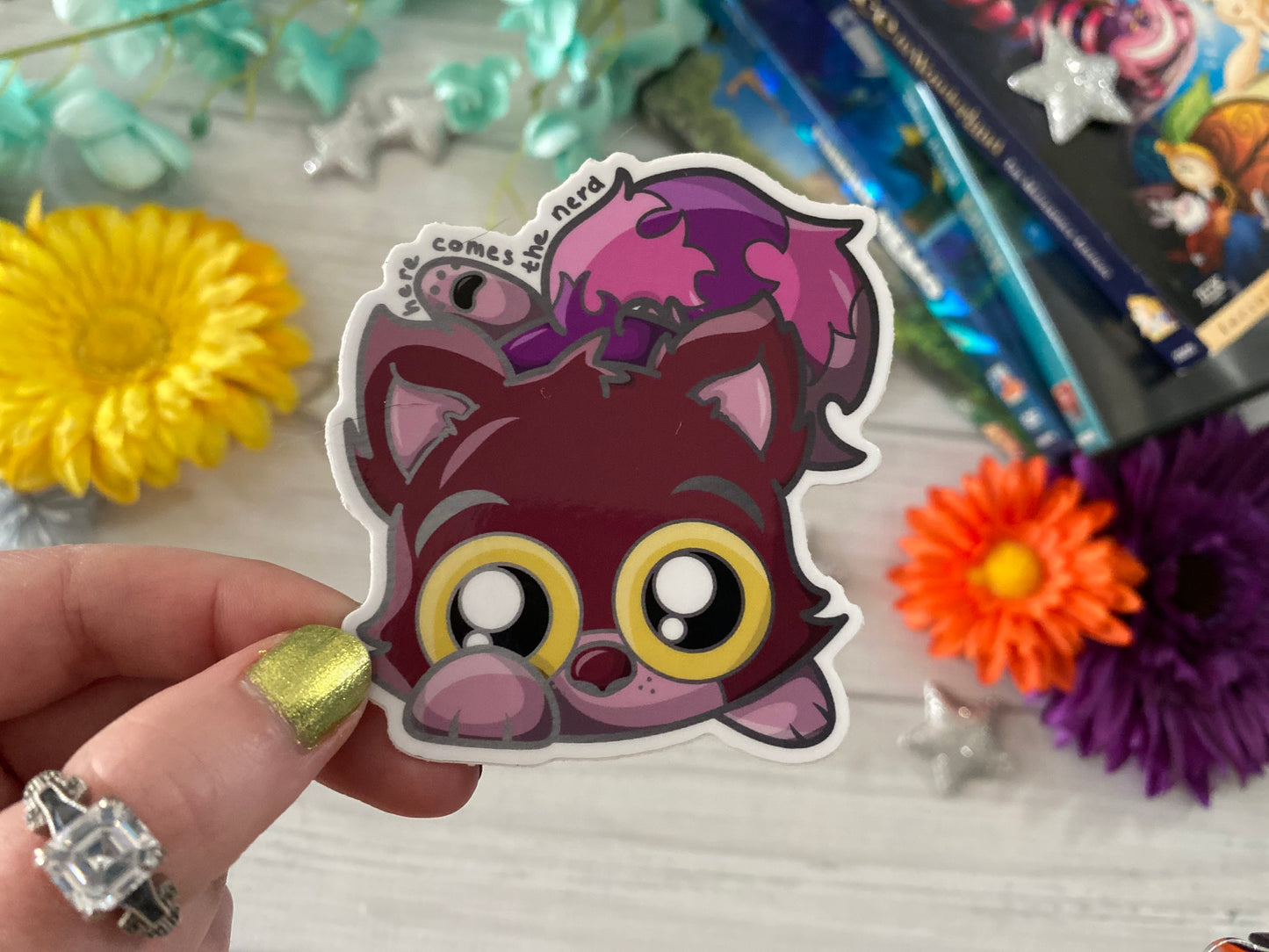 Mad Cat - Vinyl Sticker (FREEEEE Shipping!)