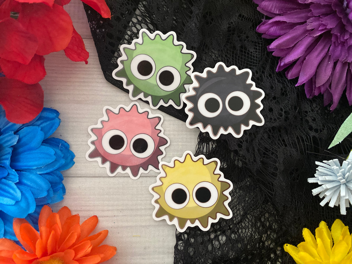 *MINI* Ink Blobs - (4) Vinyl Sticker (FREEEEE Shipping!)