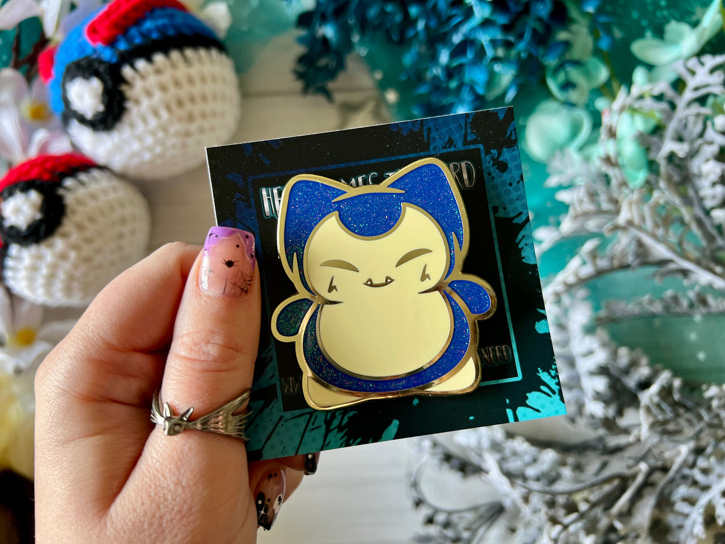 *MEGA* Shiny Sleepy Boii - Enamel Pin