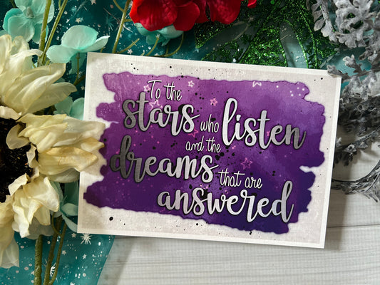 *Limited Edition - Geekmas 2021* "Stars who listen..." - Fine Art Print