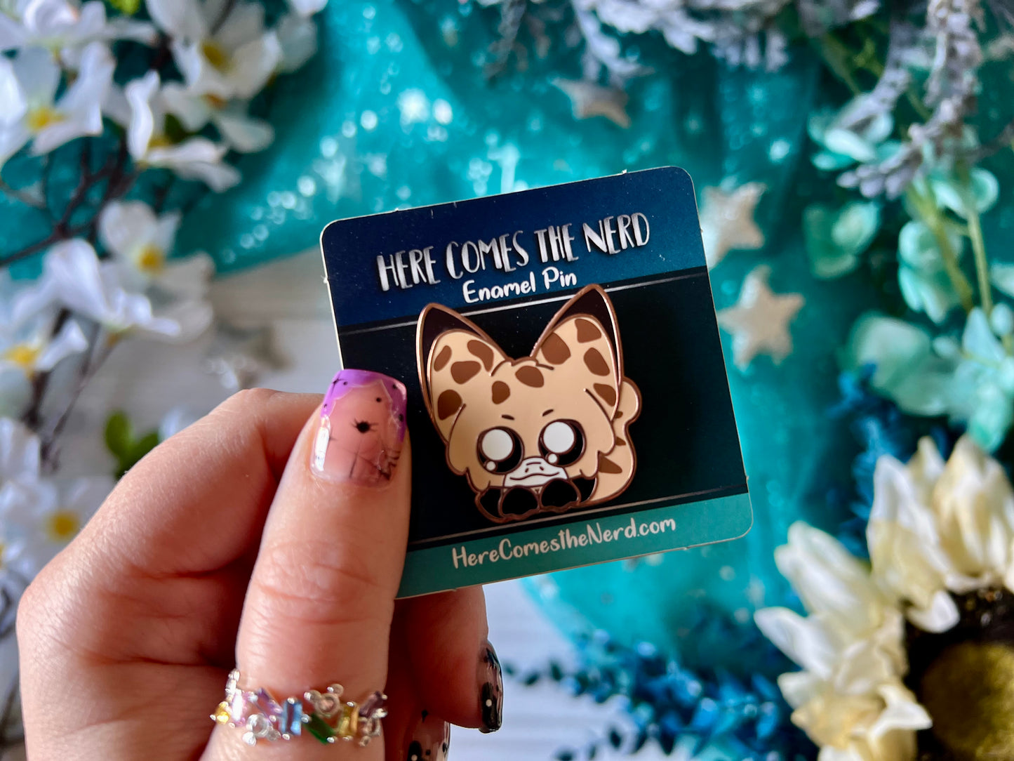 *Collectible* Spotted Space Tiger - Enamel Pin