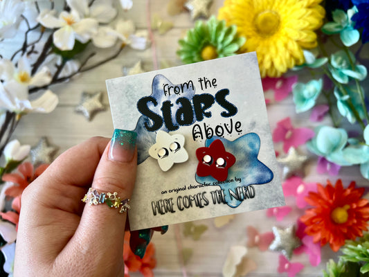 *VIP Exclusive* *Collectible* *MINI* Strela's Star Chonks (Candy Cane) - 2 Enamel Pins