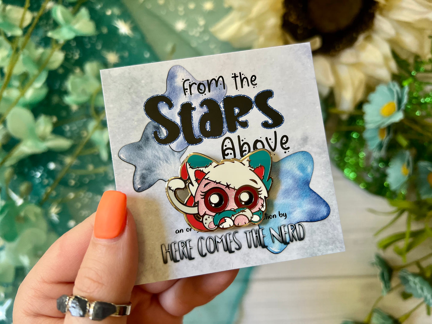Mezzy, From the Stars Above* - Enamel Pin