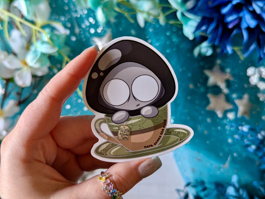 Tea Spiller - Vinyl Sticker (FREEEEE Shipping!)