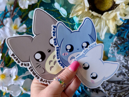 Fuzzy Guardians - Vinyl Sticker(s) (FREEEEE Shipping!)