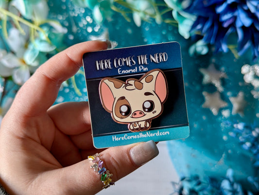 Island Pig - Enamel Pin