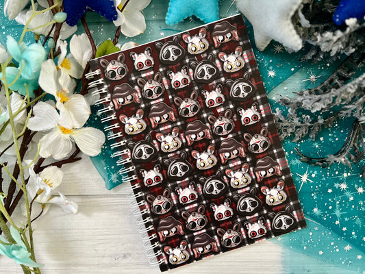 Spooky Buns, Plaid Series - Reusable Sticker Book