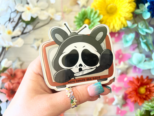 Ghostface Bun, TV Nightmare - Vinyl Sticker (FREEEEE Shipping!)