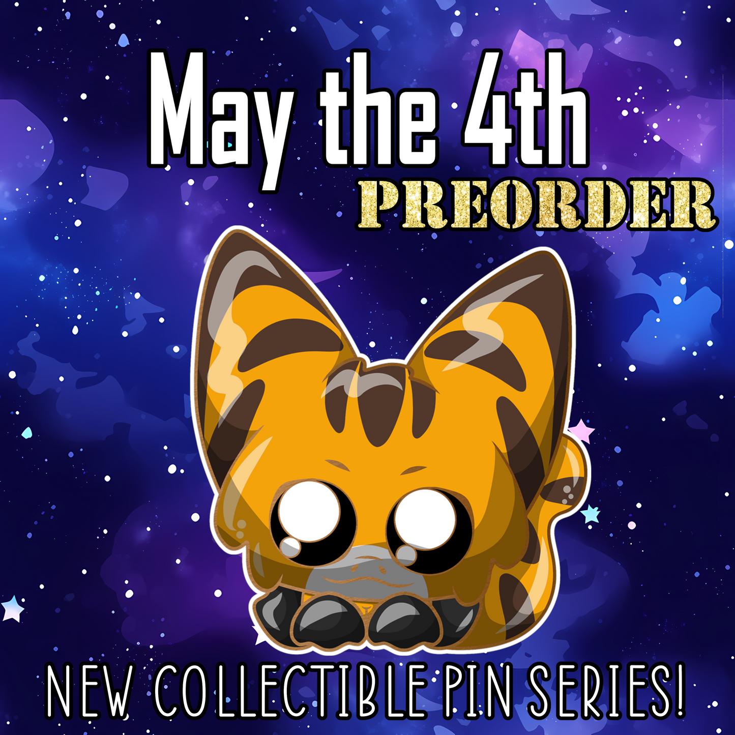 *PREORDER* May the 4th, Space Wars - 2 Pins & 2 Stickers
