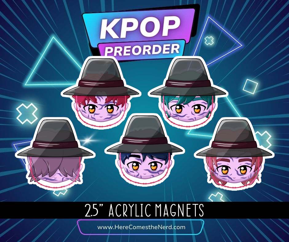 KPop Preorder - Acrylic Magnets
