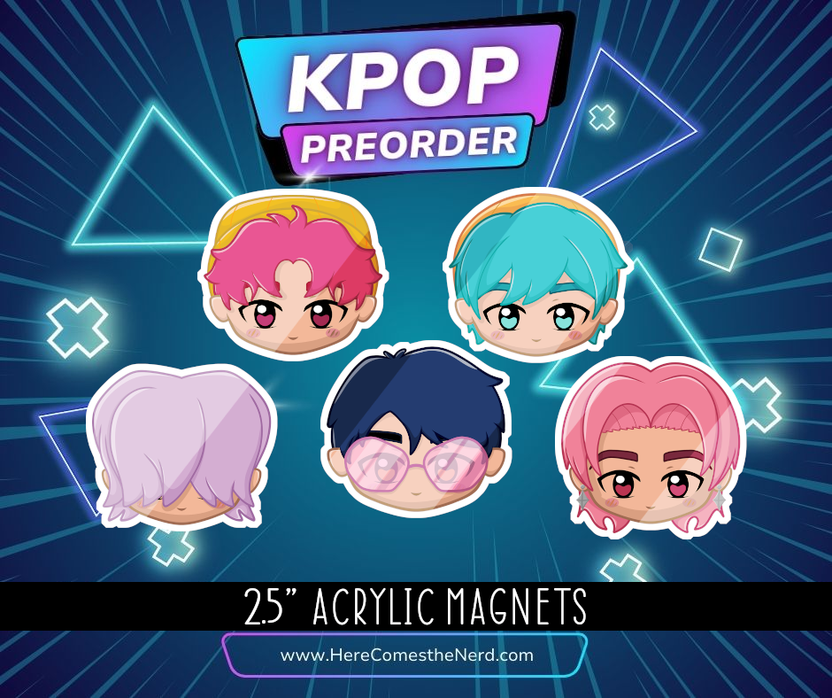 KPop Preorder - Acrylic Magnets