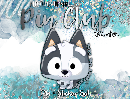 December Pin Club, Patreon Design - Muffin