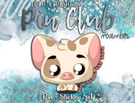 November Pin Club, Patreon Design - Pua