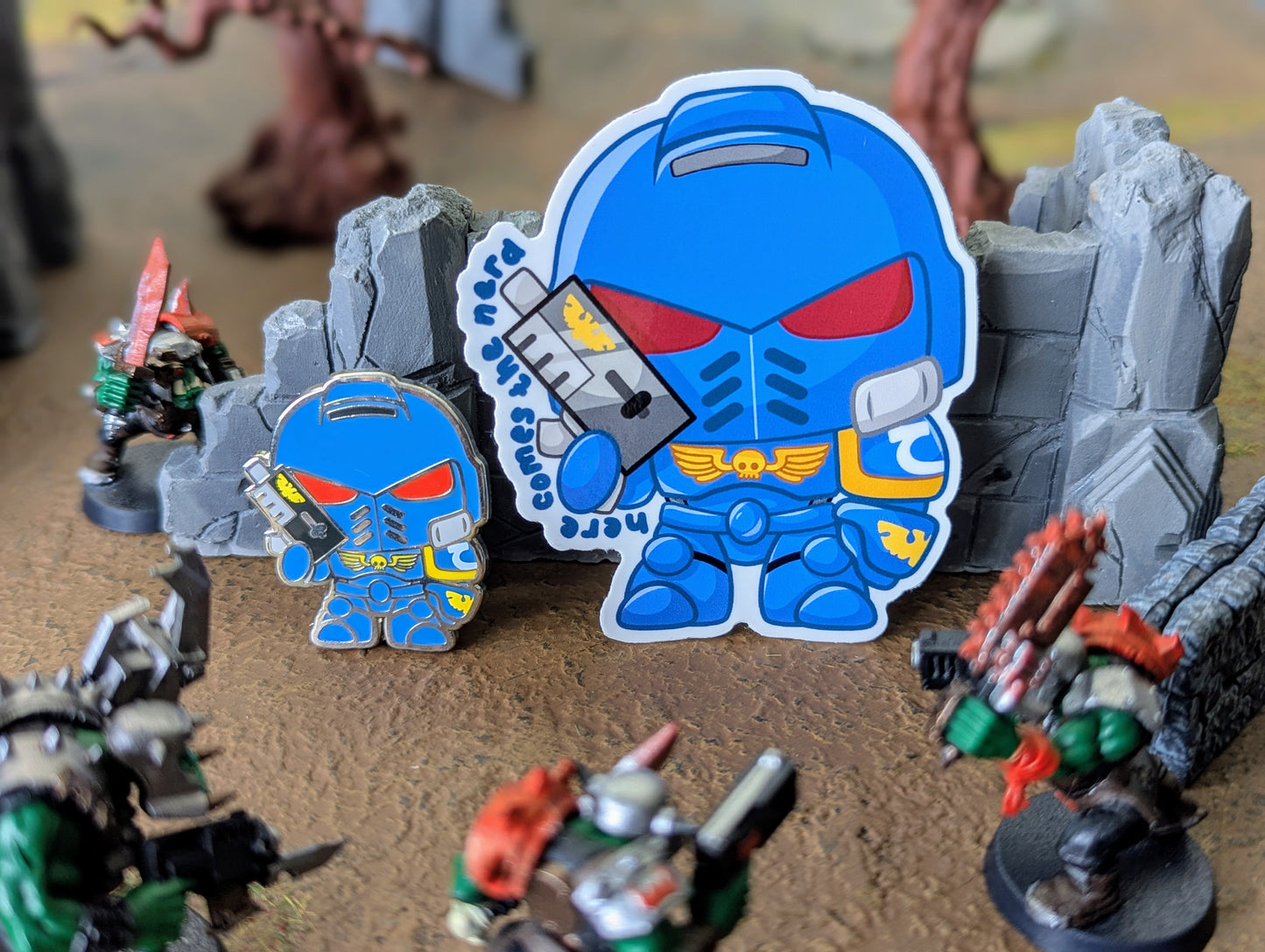 *MEGA SET* No Fandom Left Behind, Booth Babe Takeover - (5) Enamel Pins & (5) Stickers Set